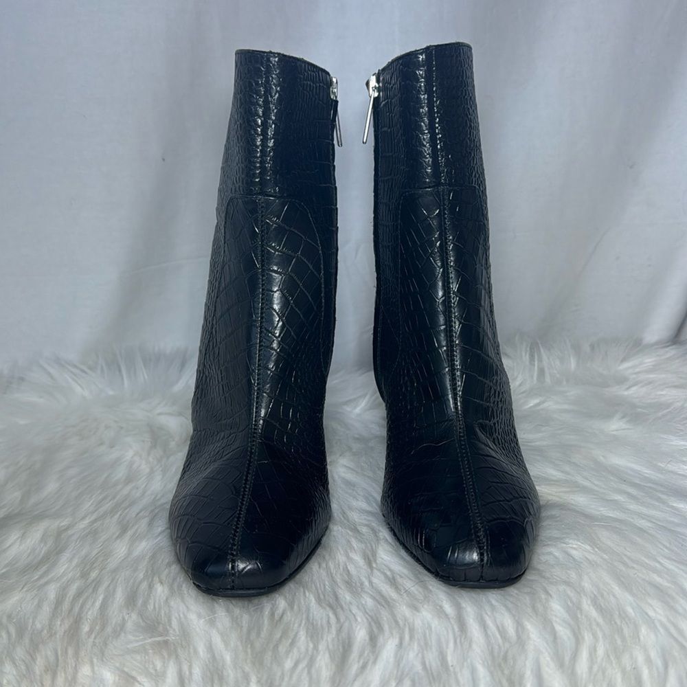 Aquatalia Posey Croc Embossed Weatherproof Boots Sz 8 — image 3 of 7